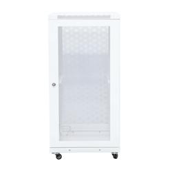 Picture of 24U, Mid-Depth 33 inches (840mm), Networking 19-inch Rack Cabinet, RAL9003-Signal White