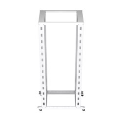 Picture of 42U adjustable Depth 4-Post open frame network rack RAL9003 -Signal White