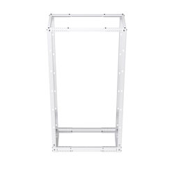 Picture of 42U adjustable depth  4-post open frame (12-24) network rack RAL9003 -Signal White