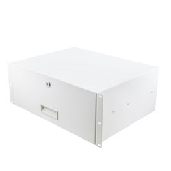 Picture of 19" Rack Mount Drawer 4U 13.7in (350mm)- RAL9003 -Signal White