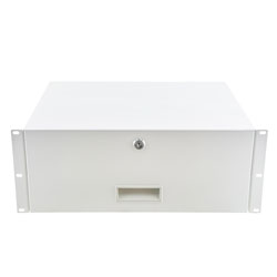 Picture of 19" Rack Mount Drawer 4U 13.7in (350mm)- RAL9003 -Signal White