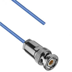 Picture of 1553 TRB 3-Slot Plug to Blunt Cut Genderless Cable Assembly using 30-02003-LC Coax, 3 FT
