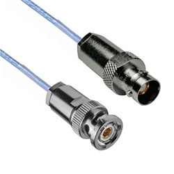 Picture of 1553 TRB 3-Slot Plug to TRB 3-Lug Jack Cable Assembly using M17/176-00002-LC Coax, 5 FT