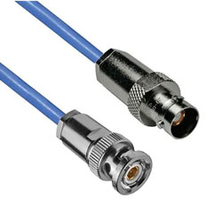 Picture of 1553 TRB 3-Slot Plug to TRB 3-Lug Jack Cable Assembly using 30-02001-LC Coax, 1 FT
