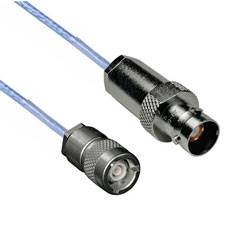 Picture of TRS Subminiature Plug to TRB Jack 1553 Cable 24 Inch Length Using 78 Ohm M17/176-00002-LC Coax