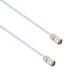 Picture of Lead Free 1553 TRS Subminiature Plug to TRS Subminiature Plug Cable Assembly using M17/176-00002 Coax, 1 FT
