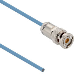 Picture of 1553 TRB 3-Slot Plug to Blunt Cut Cable Assembly using 30-02003-LC Coax, 4 FT , LF Solder