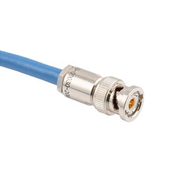 Picture of Lead Free 1553 TRB 2-Slot Plug to Blunt Cut Genderless Cable Assembly using 30-02001-LC Coax, 1 FT