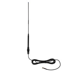 Picture of 477 MHz Omni Antenna 6.5 dBi Gain, 5.5 mm Spring FME Male Connector, Black Stainless Steel
