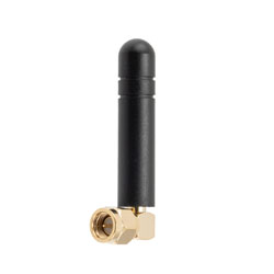 Picture of 900 MHz to 935 MHz Stubby Antenna, Monopole, 90-degree angle, SMA Male Connector, 1 dBi Gain