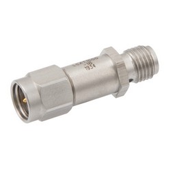 Picture of 2W/18dB RF Fixed Attenuator, SMA Male to SMA Female Passivated Stainless Steel Body Up to 6 GHz