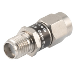 Picture of 2W/8 dB Fixed Attenuator, SMA Male to SMA Female Stainless Steel Body Up to 18 GHz