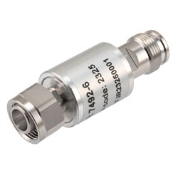 Picture of 5W/6 dB RF Fixed Attenuator, 2.2-5 Male to 2.2-5 Female Brass Body DC to 6 GHz