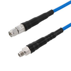 Picture of SMA Male to SMA Female Cable Using 402SS Series Coax with Heavy Duty Boot, 10.0 ft