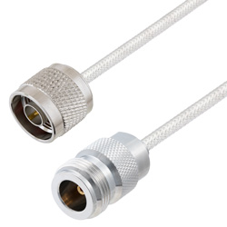 Picture of N Male to N Female Cable Assembly using LC141TB Coax, 3 FT