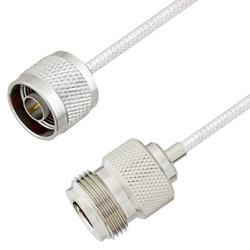 Picture of N Male to N Female Cable Assembly using LC085TB Coax, 1 FT