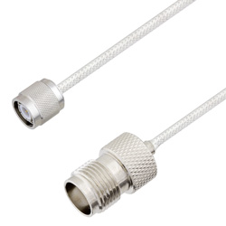 Picture of TNC Male to TNC Female Cable Assembly using LC085TB Coax, 1.5 FT