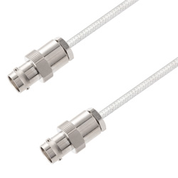 Picture of BNC Female to BNC Female Cable Assembly using LC085TB Coax, 1.5 FT