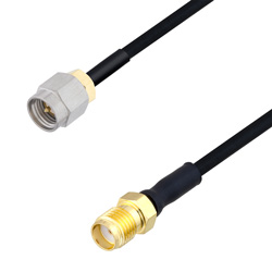 Picture of SMA Male to SMA Female Cable Assembly using LC085TBJ Coax, 1.5 FT
