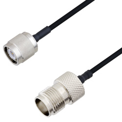 Picture of TNC Male to TNC Female Cable Assembly using LC085TBJ Coax, 10 FT