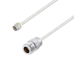 Picture of SMA Male to N Female Cable Assembly using LC141TB Coax, 10 FT