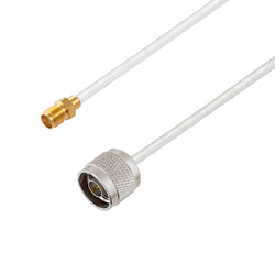 Picture of N Male to SMA Female Cable Assembly using LC141TB Coax, 1 FT