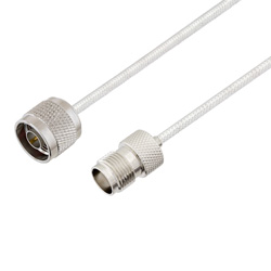 Picture of N Male to TNC Female Cable Assembly using LC141TB Coax, 1.5 FT