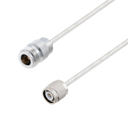 Picture of N Female to TNC Male Cable Assembly using LC141TB Coax, 1 FT