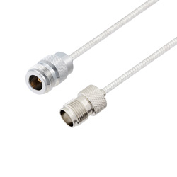 Picture of N Female to TNC Female Cable Assembly using LC141TB Coax, 5 FT