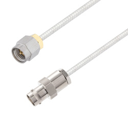 Picture of BNC Female to SMA Male Cable Assembly using LC085TB Coax, 5 FT