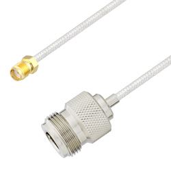 Picture of N Female to SMA Female Cable Assembly using LC085TB Coax, 6 FT