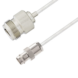 Picture of BNC Female to N Female Cable Assembly using LC085TB Coax, 2 FT