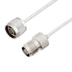 Picture of N Male to TNC Female Cable Assembly using LC085TB Coax, 1.5 FT
