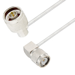 Picture of N Male Right Angle to TNC Male Right Angle Cable Assembly using LC085TB Coax, 3 FT