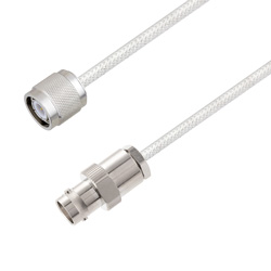 Picture of BNC Female to TNC Male Cable Assembly using LC085TB Coax, 2 FT