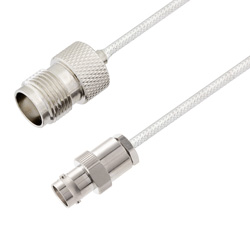 Picture of BNC Female to TNC Female Cable Assembly using LC085TB Coax, 1 FT