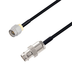 Picture of BNC Female to SMA Male Cable Assembly using LC085TBJ Coax, 10 FT