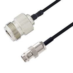 Picture of BNC Female to N Female Cable Assembly using LC085TBJ Coax, 10 FT