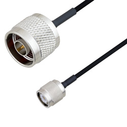 Picture of N Male to TNC Male Cable Assembly using LC085TBJ Coax, 3 FT