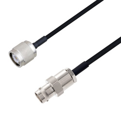 Picture of BNC Female to TNC Male Cable Assembly using LC085TBJ Coax, 1.5 FT