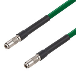Picture of 75 Ohm 12G SDI 1.0/2.3 Male to 1.0/2.3 Male Cable Assembly using 4694R-GR Coax, 1 FT