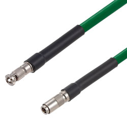Picture of 75 Ohm 6G SDI HD-BNC Male to 1.0/2.3 Male Cable Assembly using 1694A-GR Coax, 6 FT