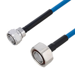 Picture of Low PIM 4.3-10 Male to 7/16 DIN Male Plenum Cable SPP-250-LLPL Coax Using Times Microwave Parts 3 Meter