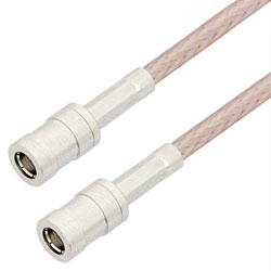 Picture of SMB Plug to SMB Plug Cable Assembly using RG316 Coax, 1 FT