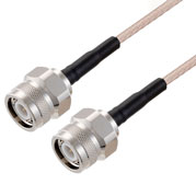 Picture of TNC Male to TNC Male Cable Assembly using RG316 Coax, 2 FT