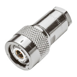 Picture of 78 Ohm TRT Threaded Plug 1553 Connector Clamp/Solder Attachment for 30-02001-LC, TWC-78-2