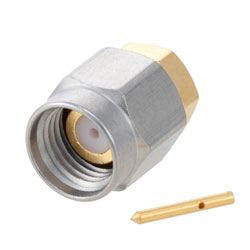Picture of 18 GHz SMA Male Connector Solder Attachment for .085 Semi-Rigid, LC085TB, LC085TBJ, RG405