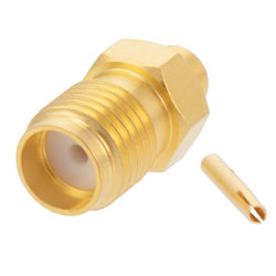Picture of 18 GHz SMA Female Connector Solder Attachment for .085 Semi-Rigid, LC085TB, LC085TBJ, RG405