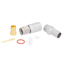 Picture of 18 GHz SMA Male Precision Connector Clamp/Solder Attachment for 142 Low Loss