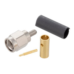 Picture of SMA Male Connector Solder/Solder Attachment For RG188-DS, RG316-DS